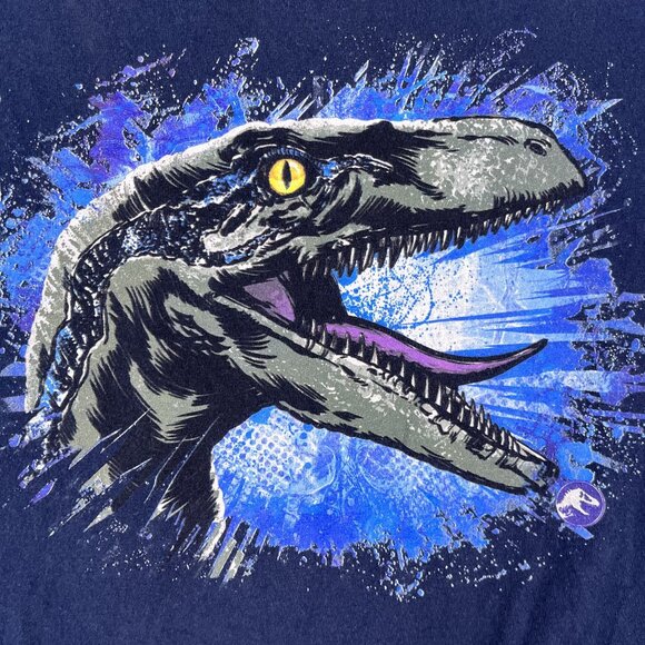 Jurassic World 100% Cotton Mens Raptor T-Shirt Sz Medium - Picture 5 of 5